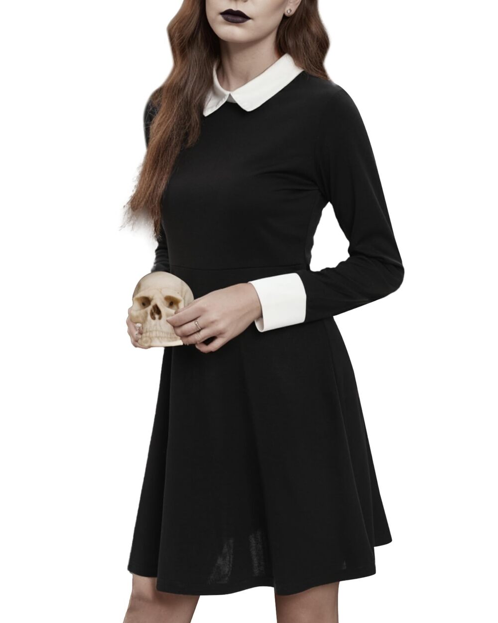 7212 Halloween Costume Dress Long Sleeve Halloween Evening Party Dress